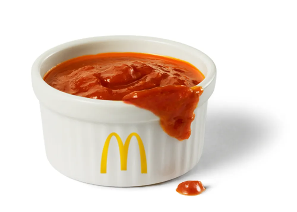 A tub of Chilli Crab Sauce is available for SGD$1