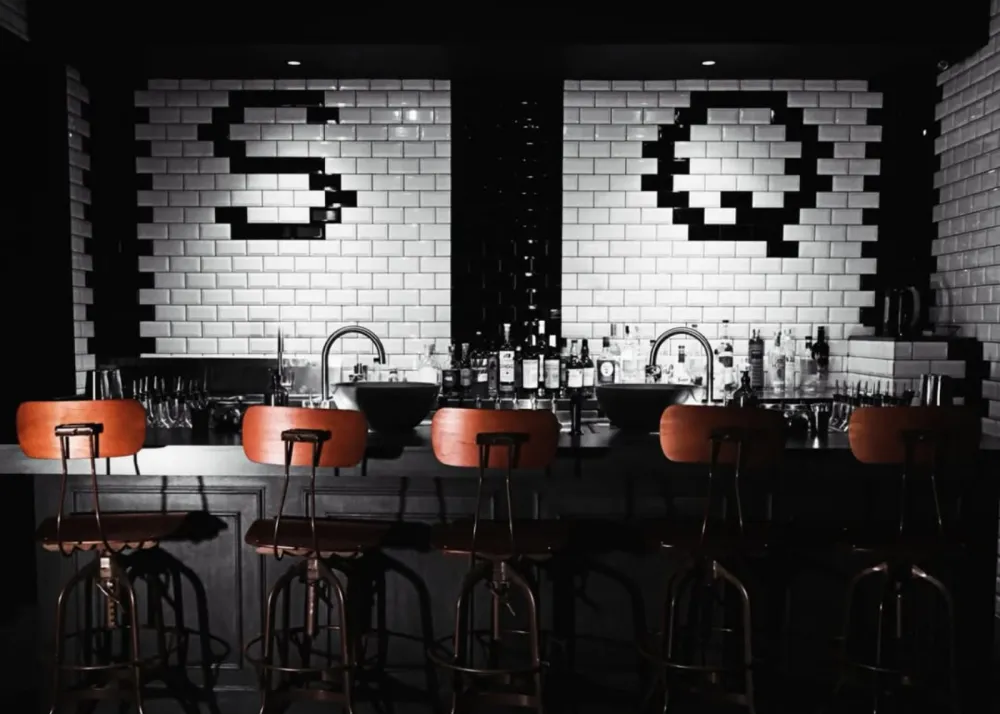 The view of the bar at Somewhere Quiet