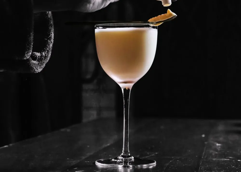 The Phoebe Snow is a creamy take on the Alexander