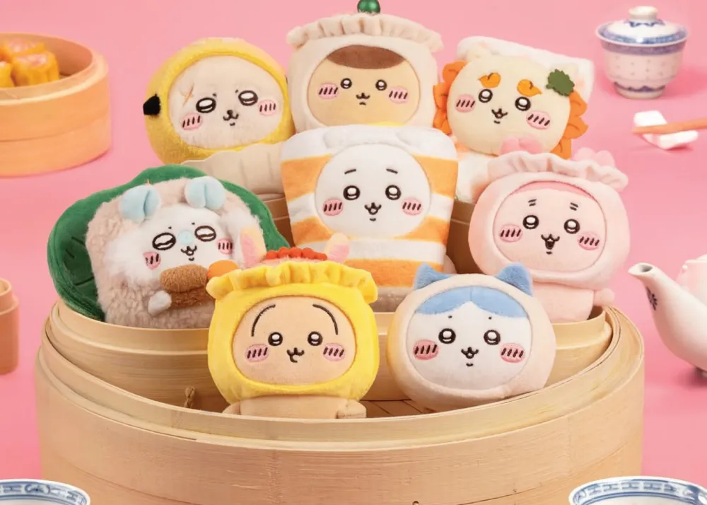 The characters of Chiikawa, reimagined as classic dim sum by Nagano