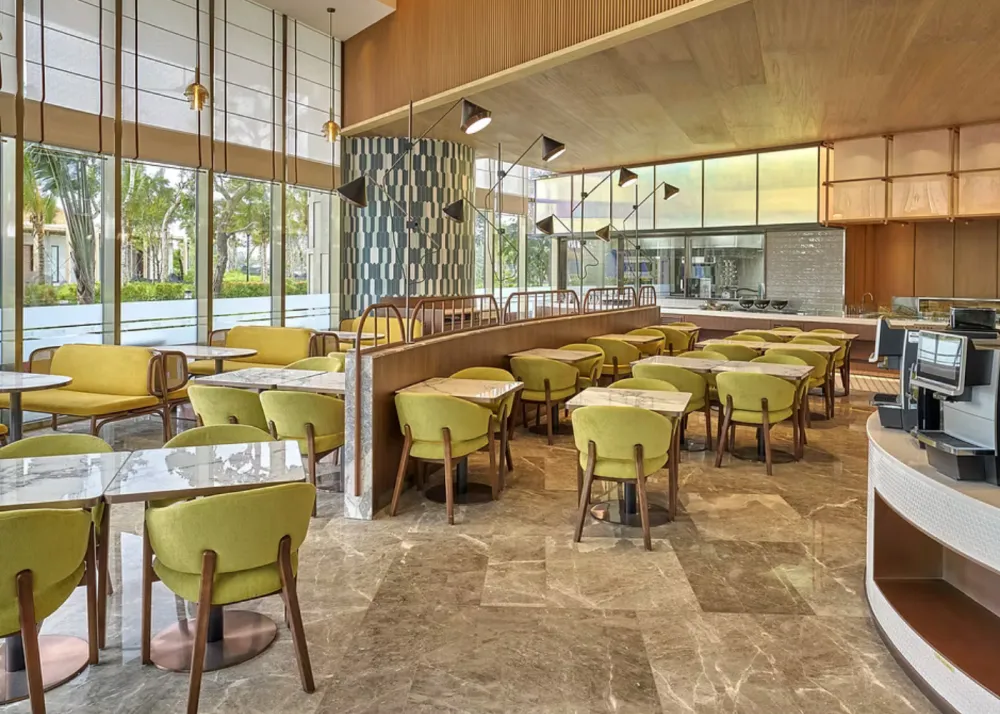Birkin Kitchen is an all-day dining venue in the hotel
