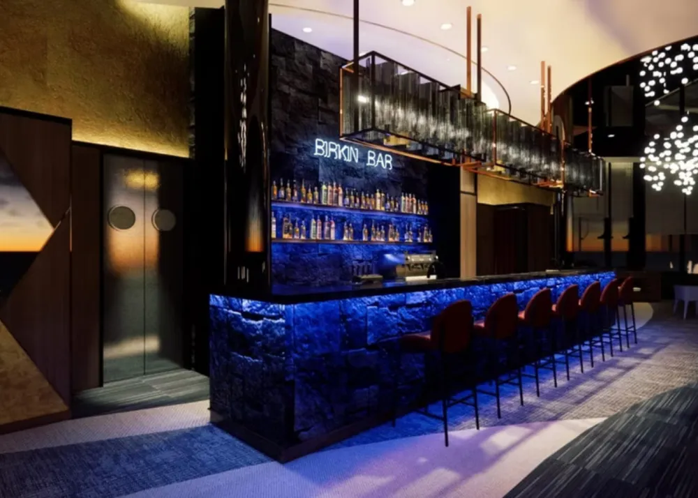 Blu is the hotel's in-house bar, offering a relaxing and elegant experience