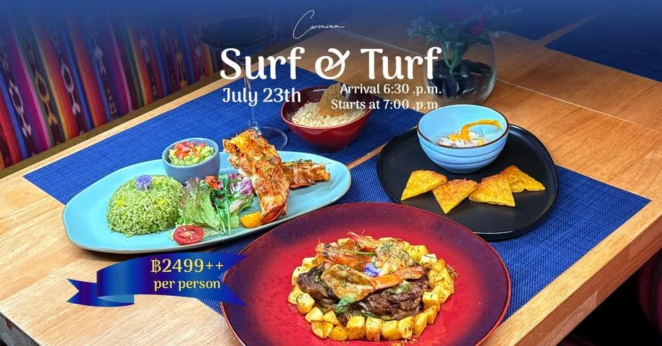 Carmina's 4-Course Surf & Turf Experience