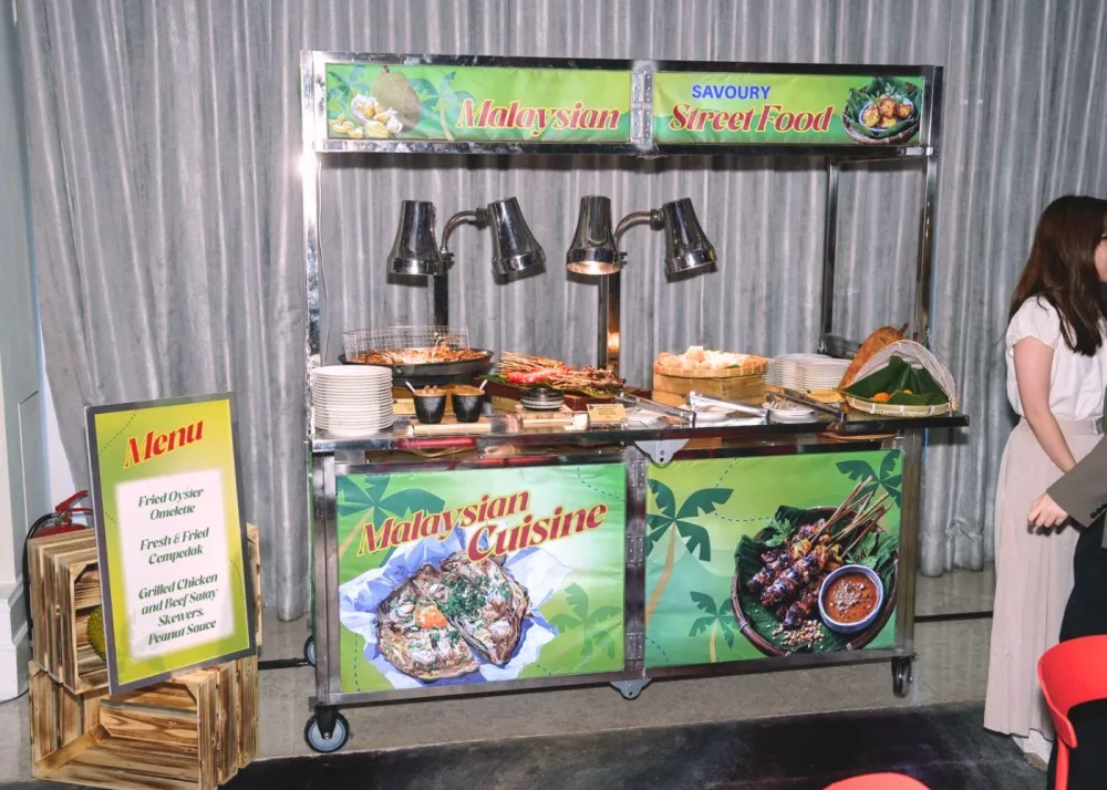 savory food stall