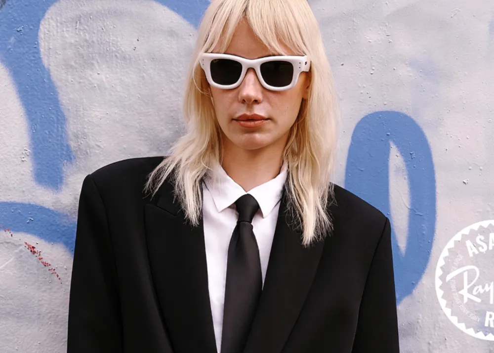 Model wearing the new Wayfarer Puffer