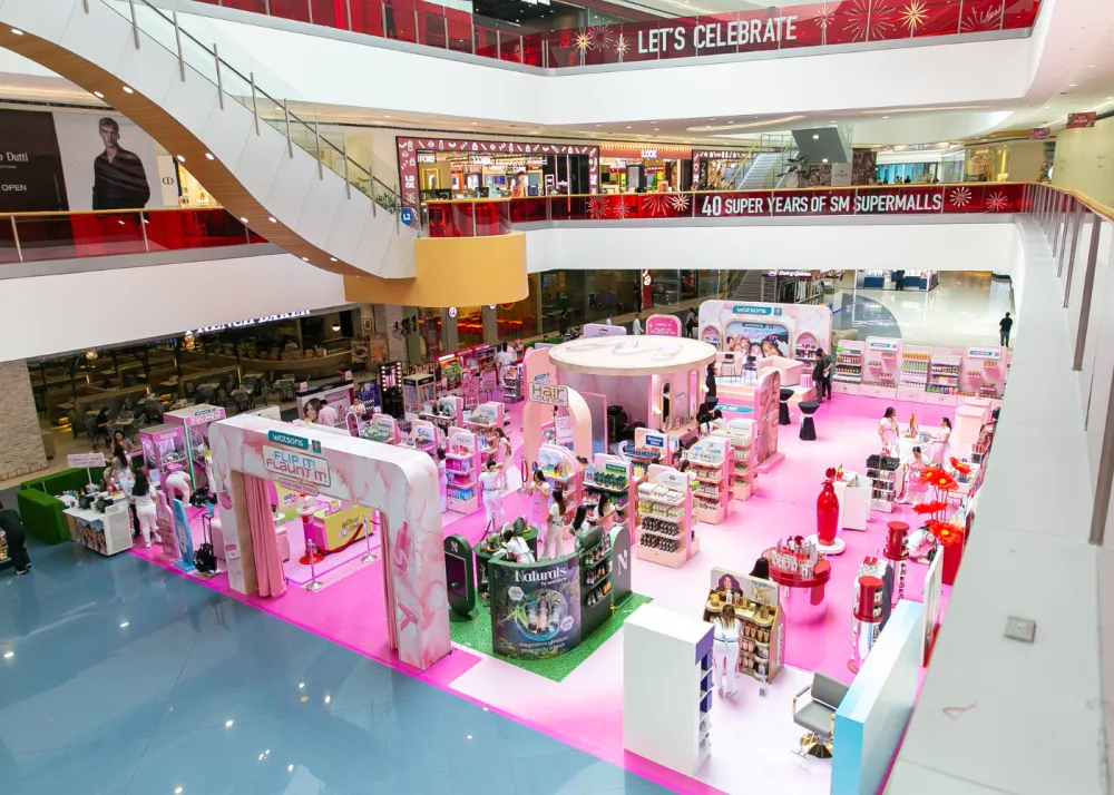 The activation space at SM Mall of Asia Main Atrium