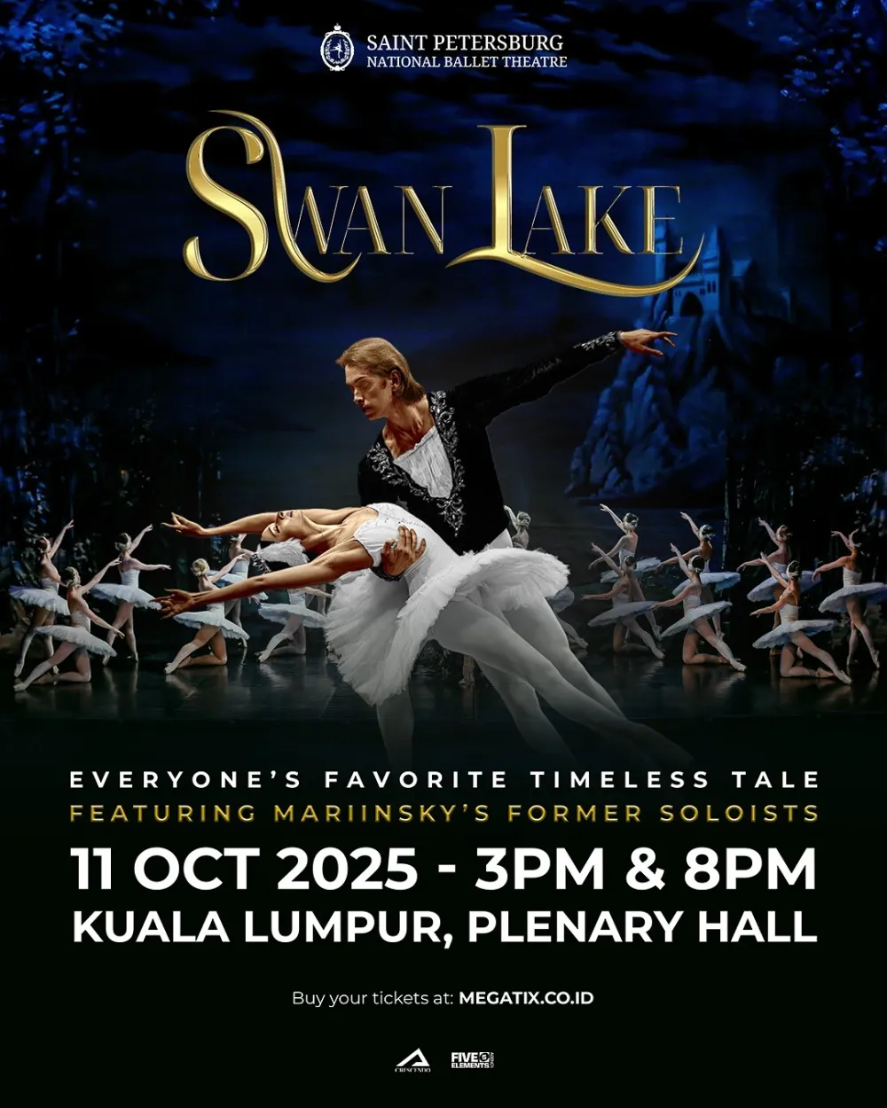 Official poster of the "Swan Lake" in Kuala Lumpur