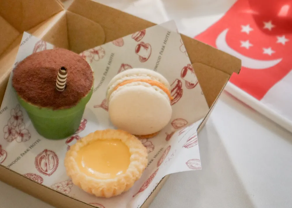 The Milo Cremeux Cup, Kaya Toast Macaron, and Flaky Egg Tart