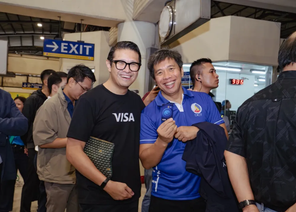 Two men smiling for the camera