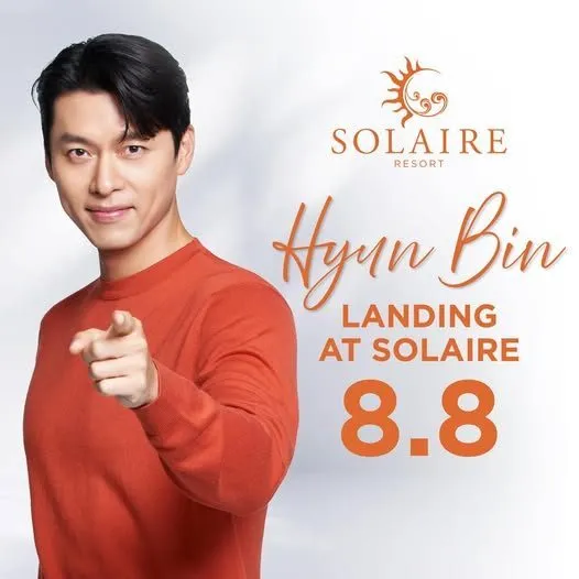 Hyun Bin Landing at Solaire