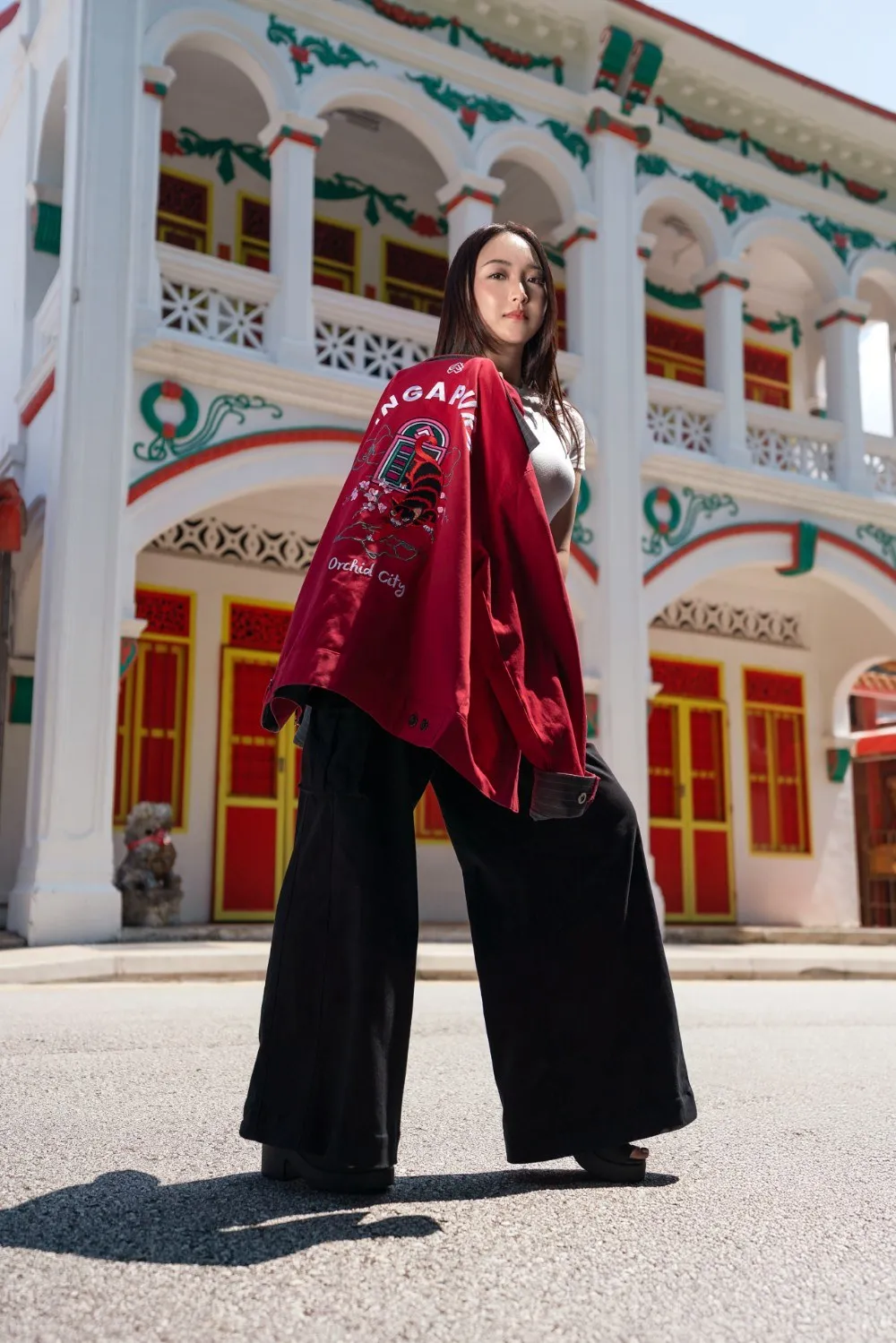 Red jacket