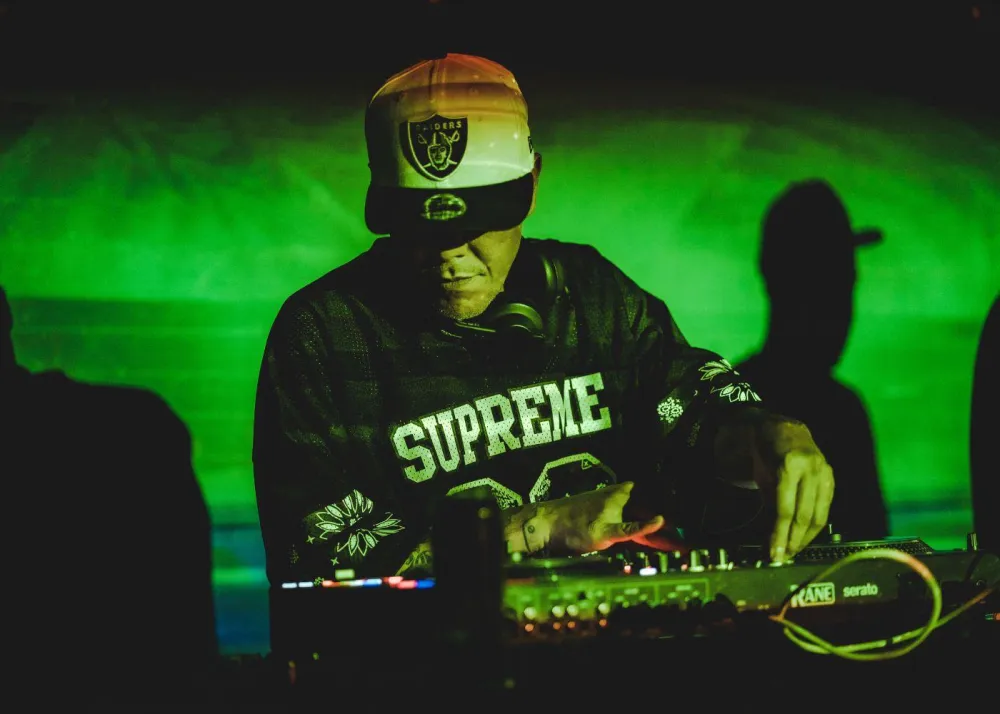 DJ Lorry on the deck at a recent hip hop show organized by VeeHK.