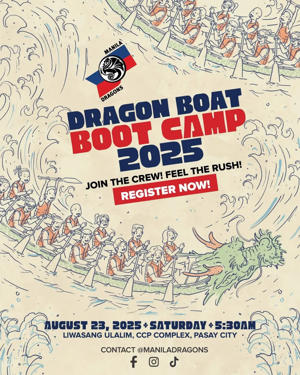 Dragon Boat Boot Camp with Manila Dragons