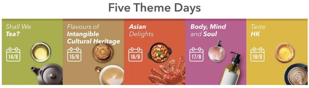 Curated theme days at the expo