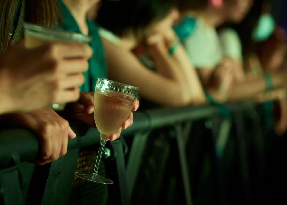 Enjoy M+ at Night with food and beverages from the venue