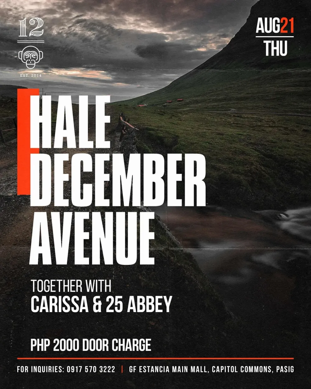 Hale x December Avenue at 12 Monkeys