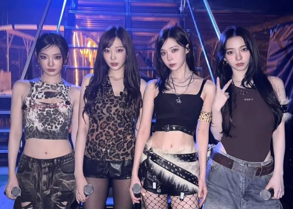 aespa's Karina, Winter, Giselle, and Ningning