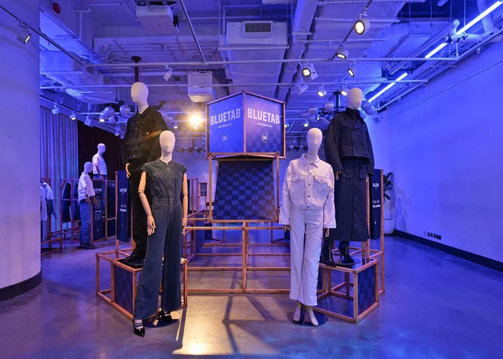 Mannequins at Levi's Blue Tab collection debut event in Soho House, Hong Kong