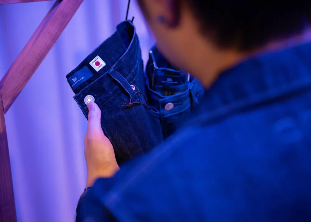 The new collection is crafted from premium Japanese Denim