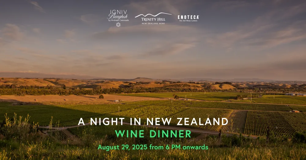 IGNIV Bangkok - A Night in New Zealand Wine Dinner