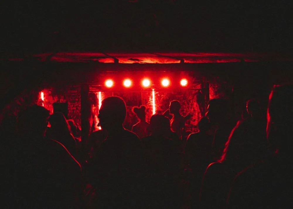 What the inside of a typical underground club looks like
