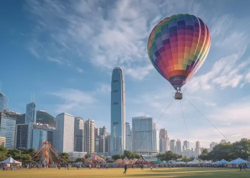 Color in the Clouds: Intl Hot Air Balloon Fest Lands in Hong Kong in Sept