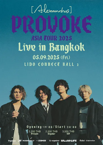 Alexandros 'PROVOKE ASIA TOUR 2025' Live in Bangkok