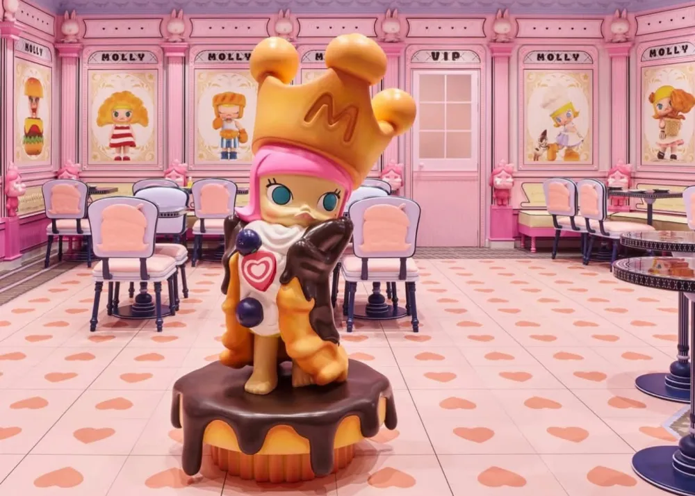 A Molly figure in the store