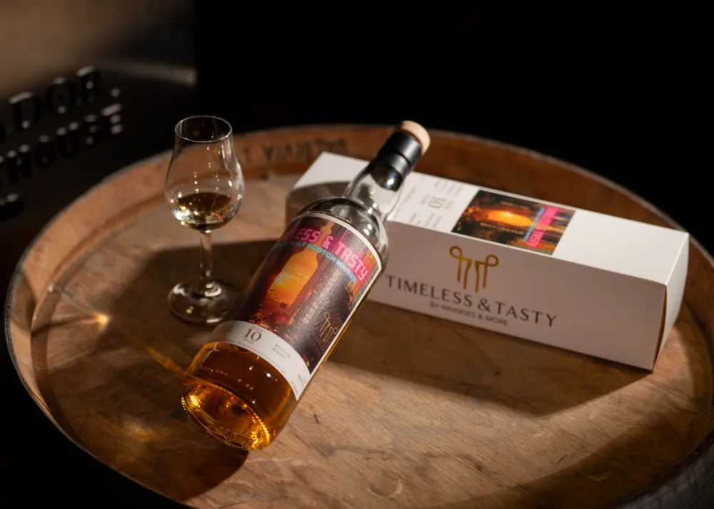 A bottle and its box