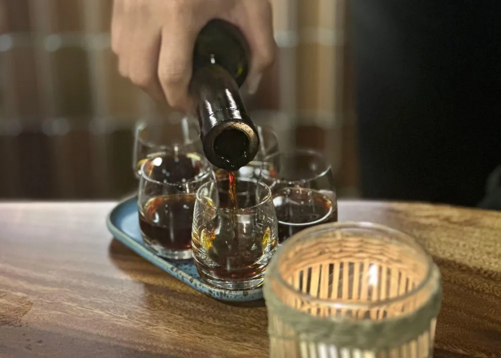 Shots of Nocino at Nocino Hollywood Road