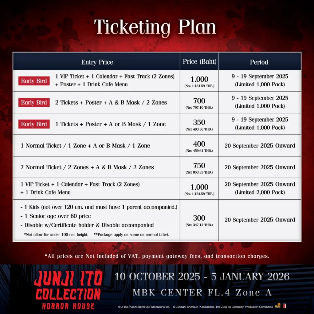 Ticketing plans for the upcoming horror house