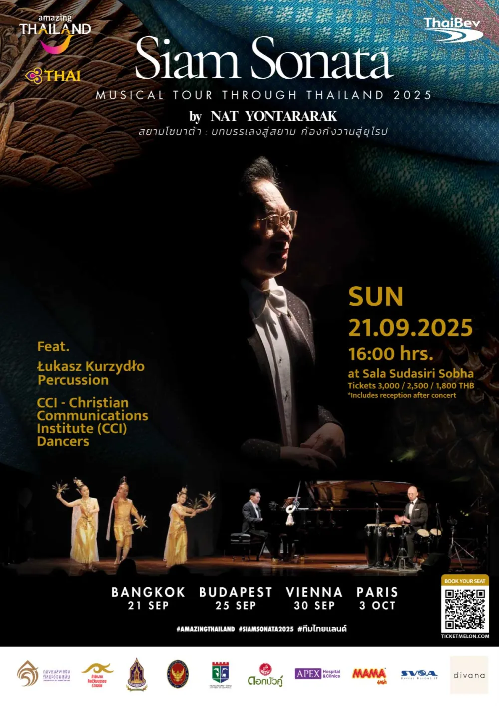 Siam Sonata: Musical Tour through Thailand 2025 by Nat Yontararak