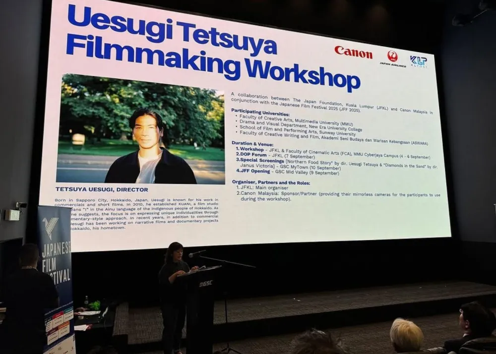 There'll be a live Q&As with Tetsuya Uesugi