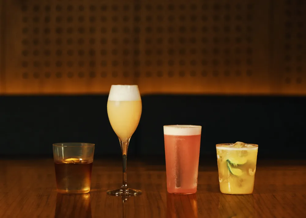 Some of the cocktails from Live Twice's Happy Hour
