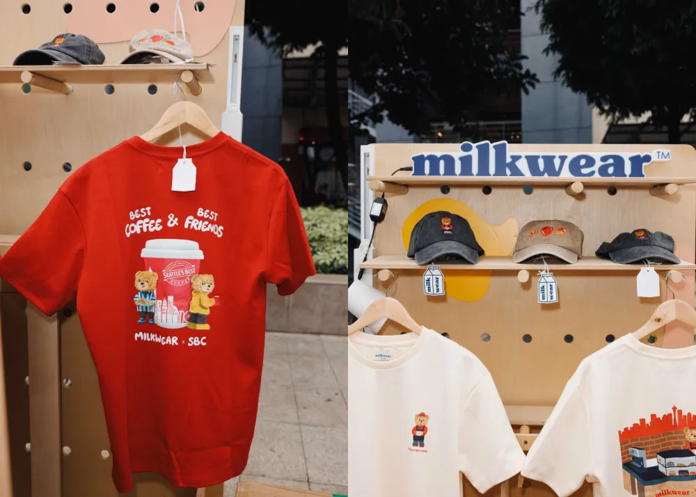 The limited-edition SBC x Milkwear Collection