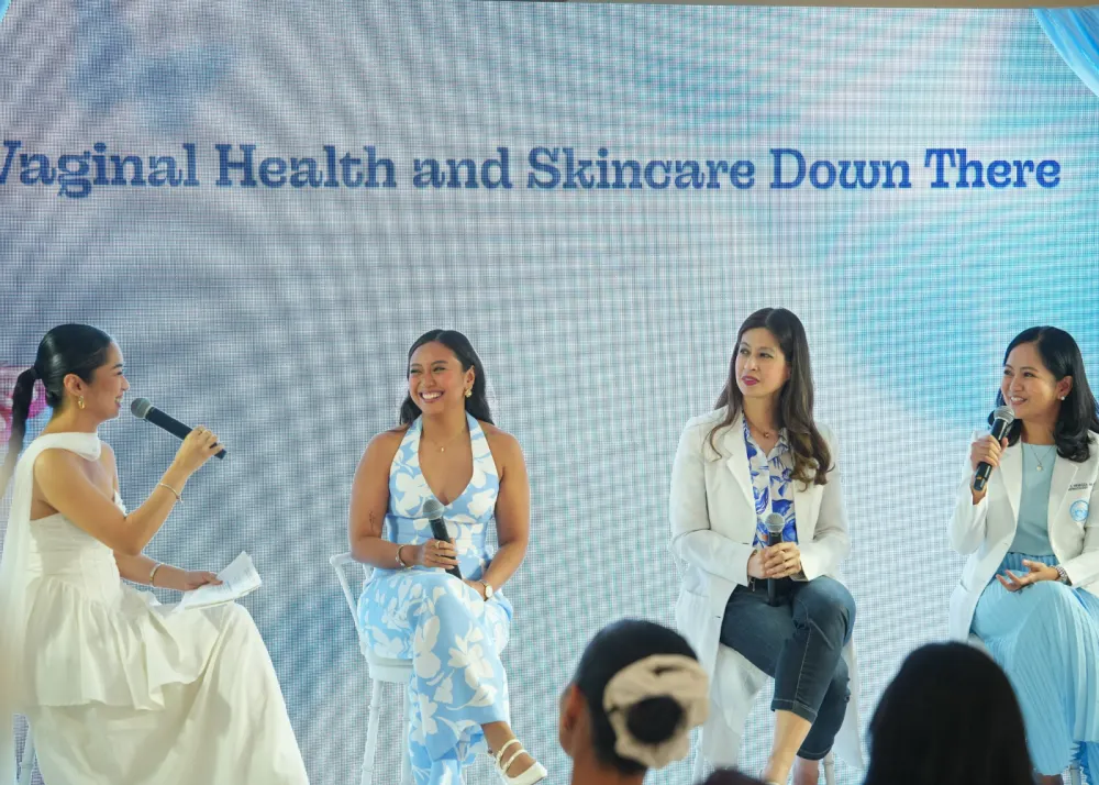 Speakers talk about vaginal health and skincare