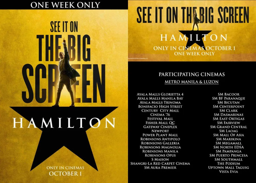 Official poster and participating cinemas