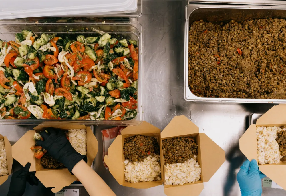 Packed food