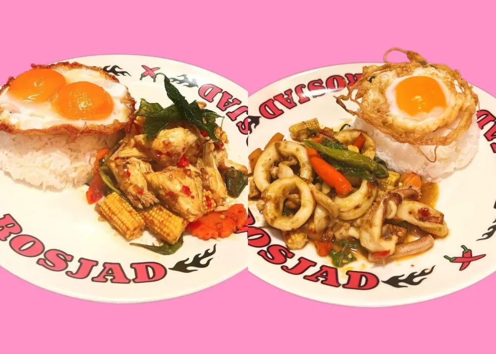 Ros Jad Thai dishes