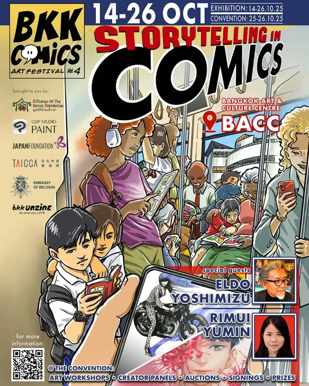 Official poster for this year's BKK Comics Art Festival