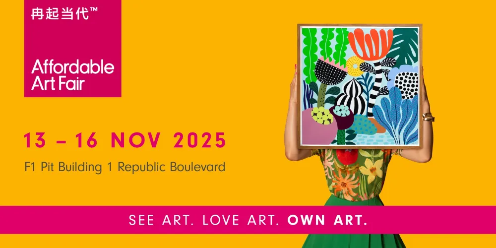 Official poster for Affordable Art Fair Singapore