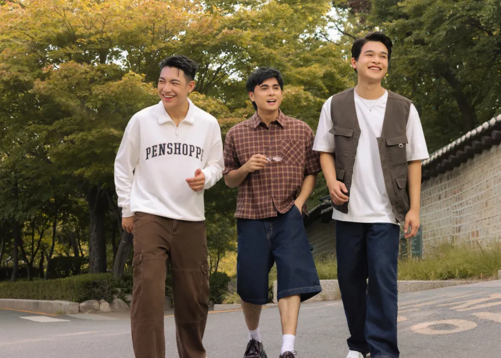Male models for "Cozy Days Ahead"