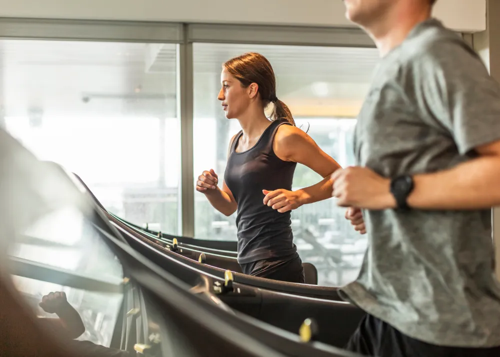 People working out