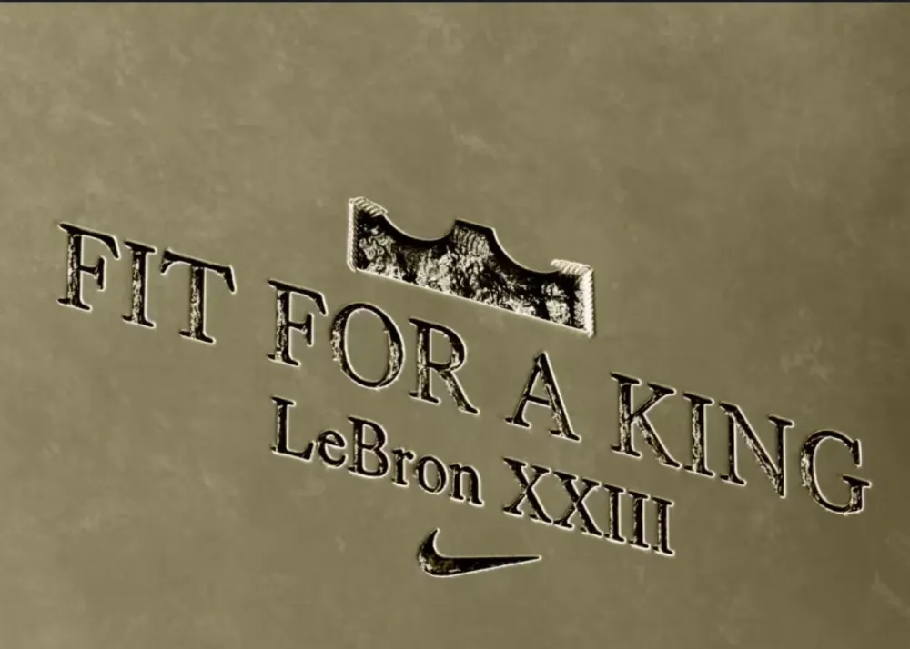 Slogan of the Nike LeBron XXIII series