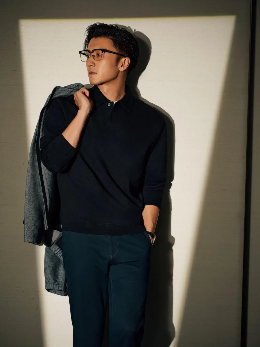 Man in dress shirt
