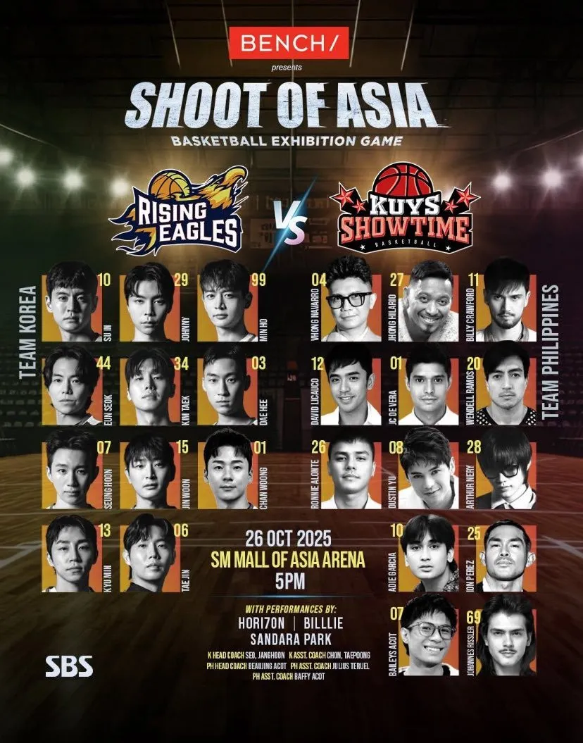 BENCH presents 'SHOOT OF ASIA' Basketball Exhibition Game