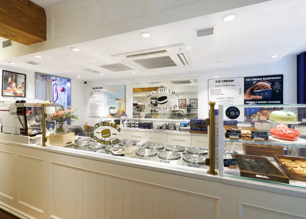 Ice Cream & Cookie Co. interior