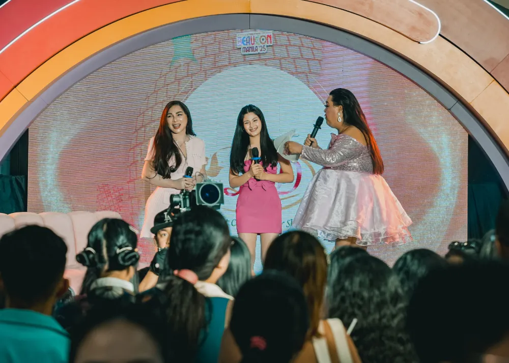 People on stage at BeauCon Manila 2025