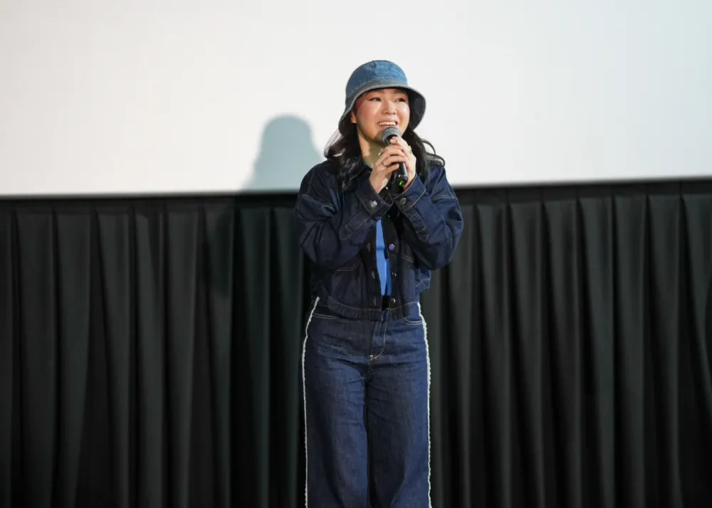 A photo of Christy Ng during the pre-launch event