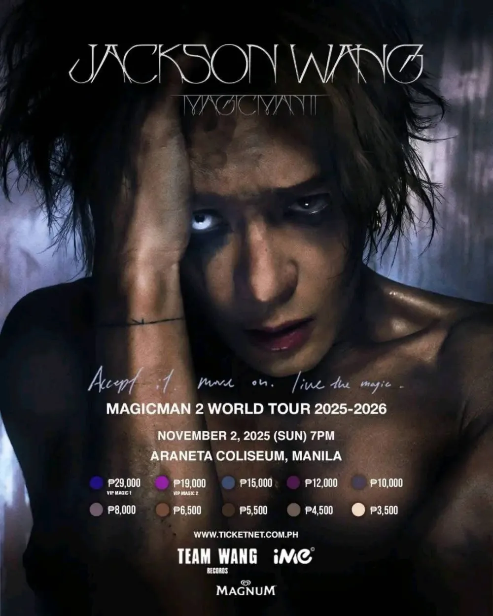 Jackson Wang’s 'Magicman 2' World Tour 2025-2026 in Manila